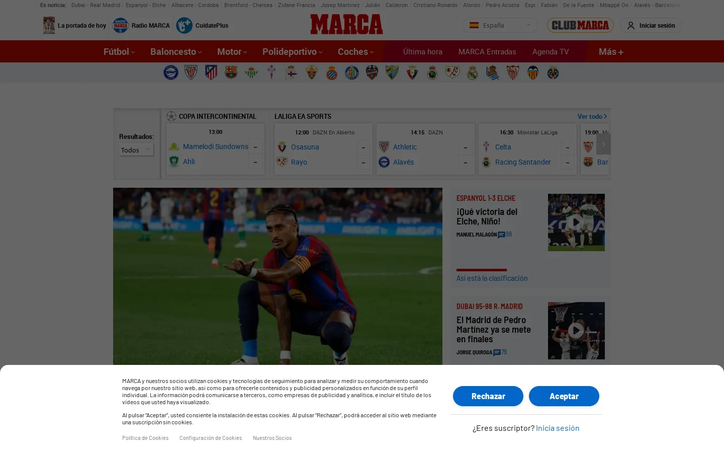 MARCA 首页截图