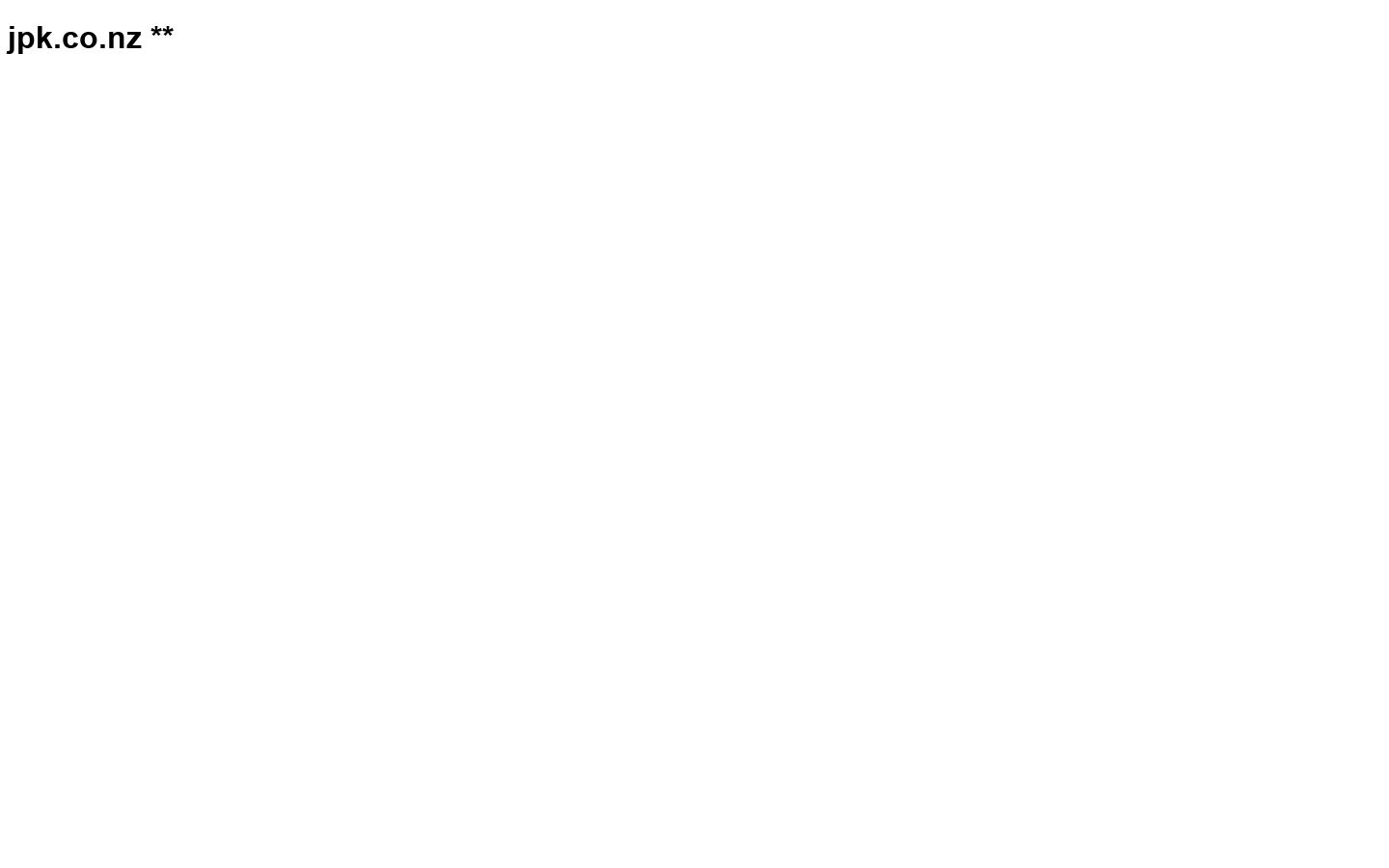 jpk.co.nz 首页截图