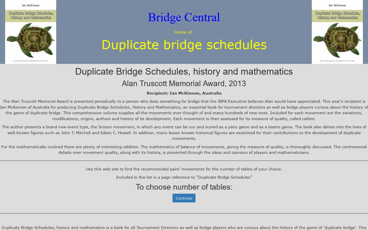 Bridge Central 首页截图