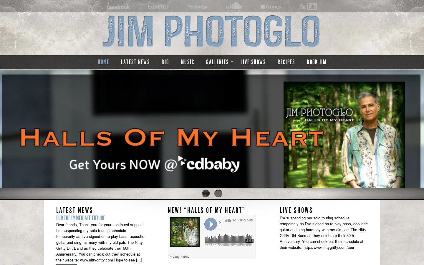 jimphotoglo.com 首页截图