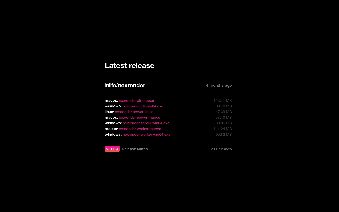 nexrender - Loading ... 首页截图