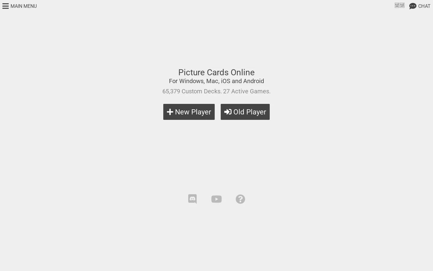 Azala's Picture Cards Online 首页截图