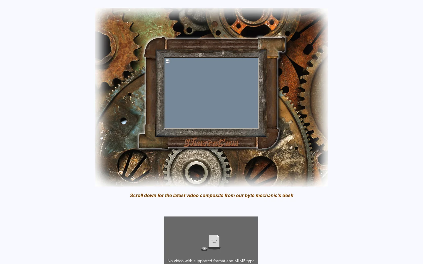 Web Cam Page 首页截图