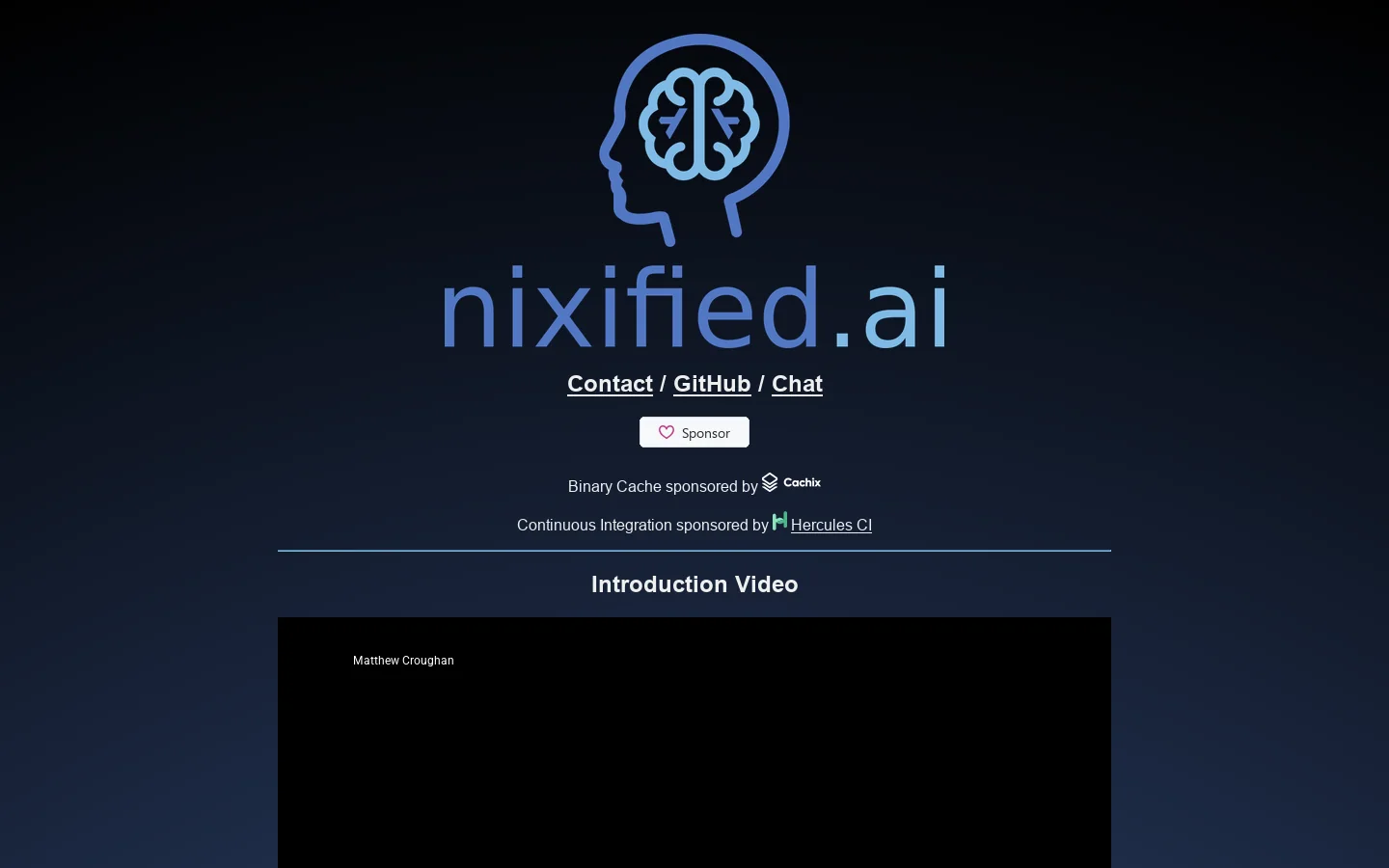 Nixified AI 首页截图