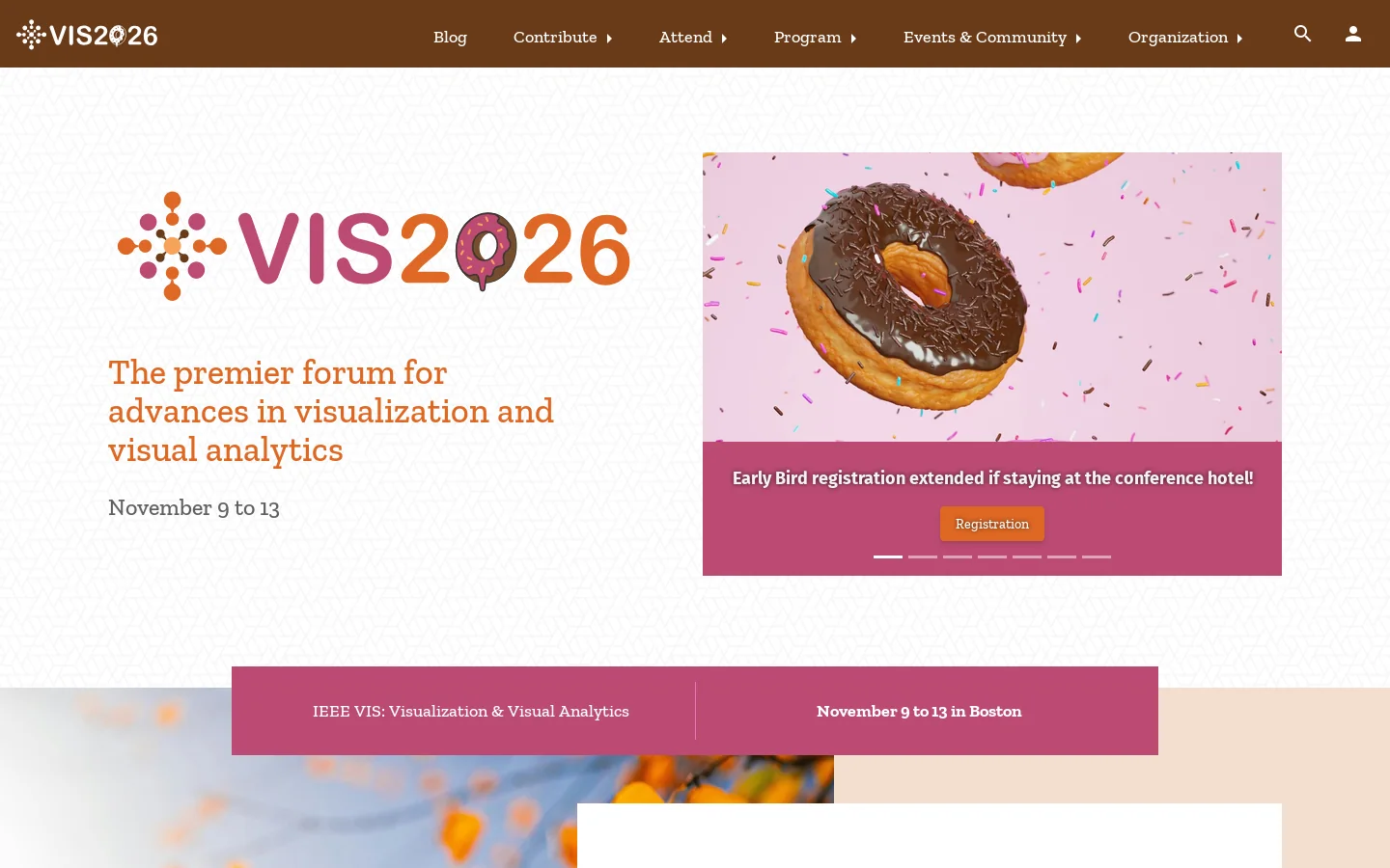 ieeevis.org 首页截图