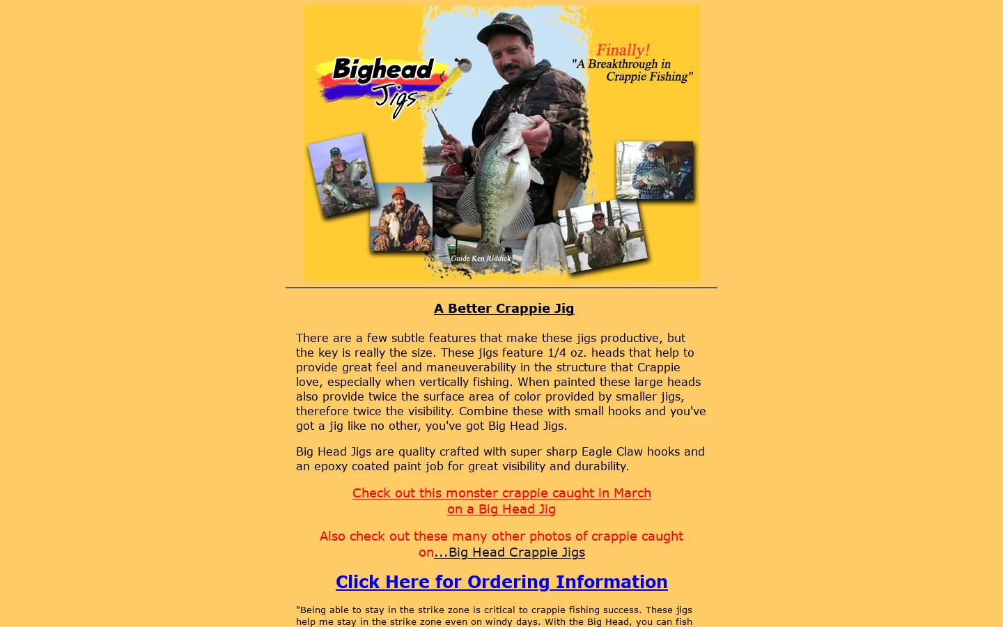 Crappie Jigs 首页截图