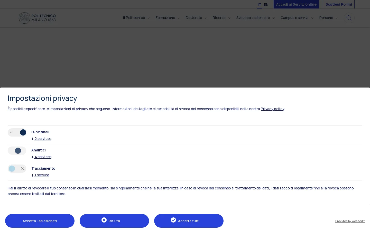 polimi 首页截图