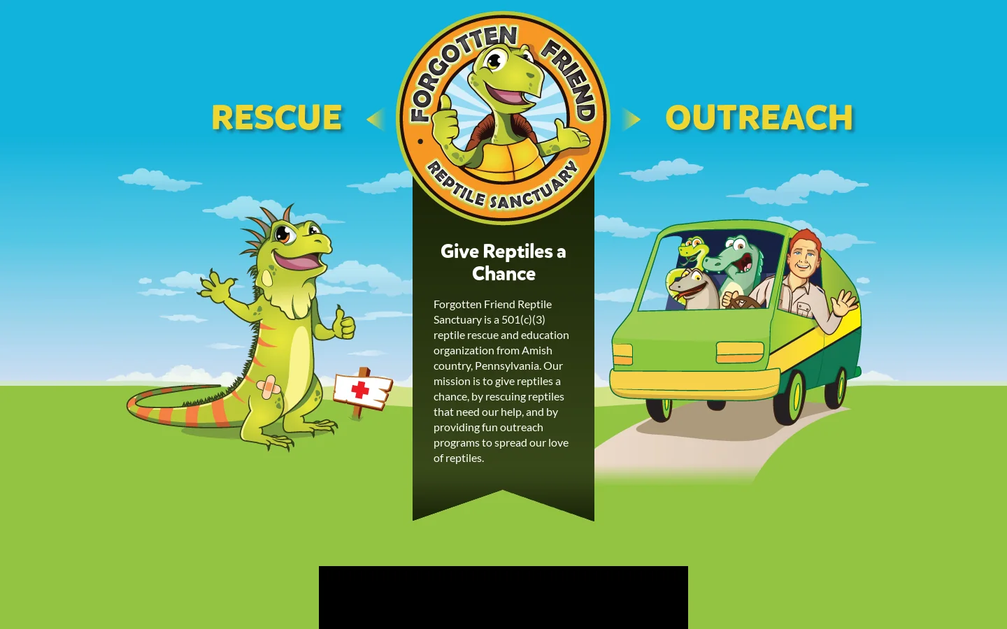 Forgotten Friend Reptile Sanctuary 首页截图
