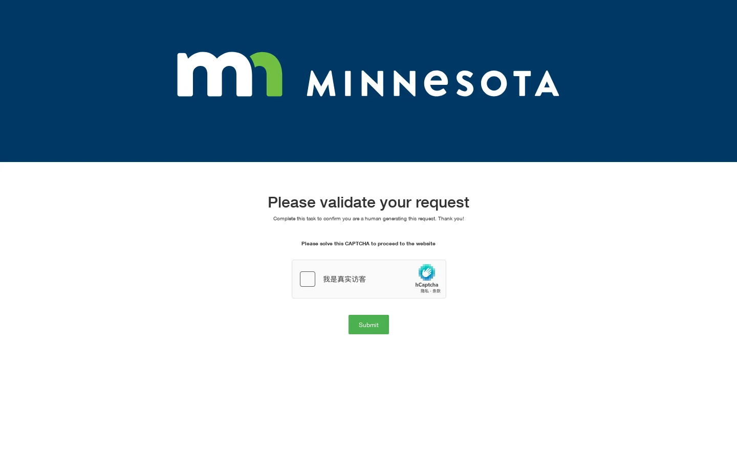 Minnesota.gov Portal / mn.gov // Minnesota's State Portal 首页截图