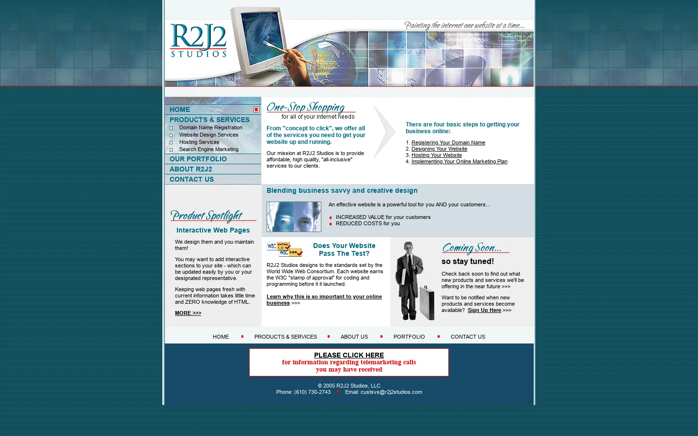 R2J2 Studios, LLC 首页截图