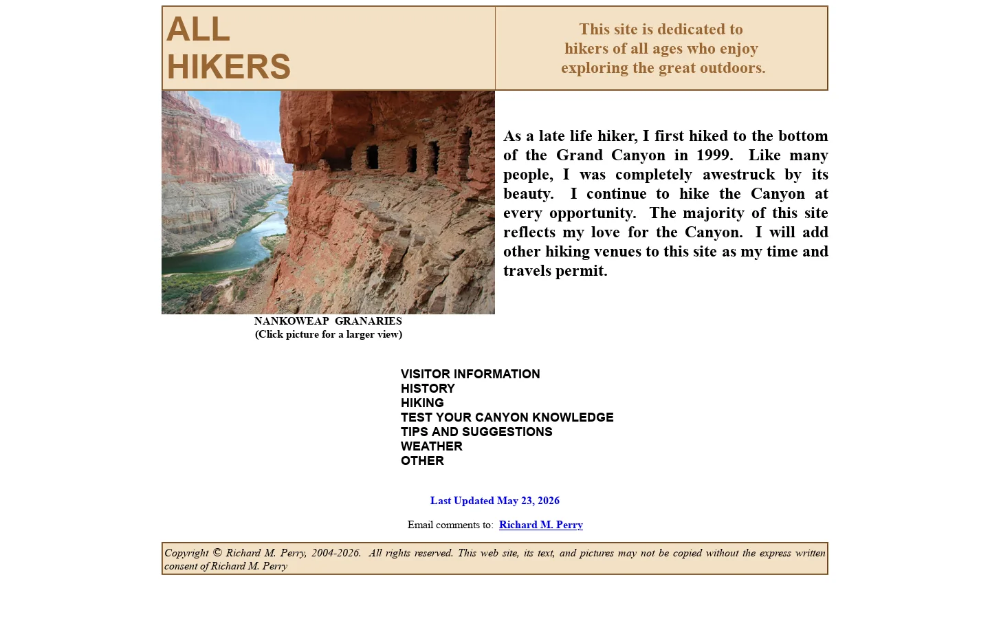 All Hikers 首页截图