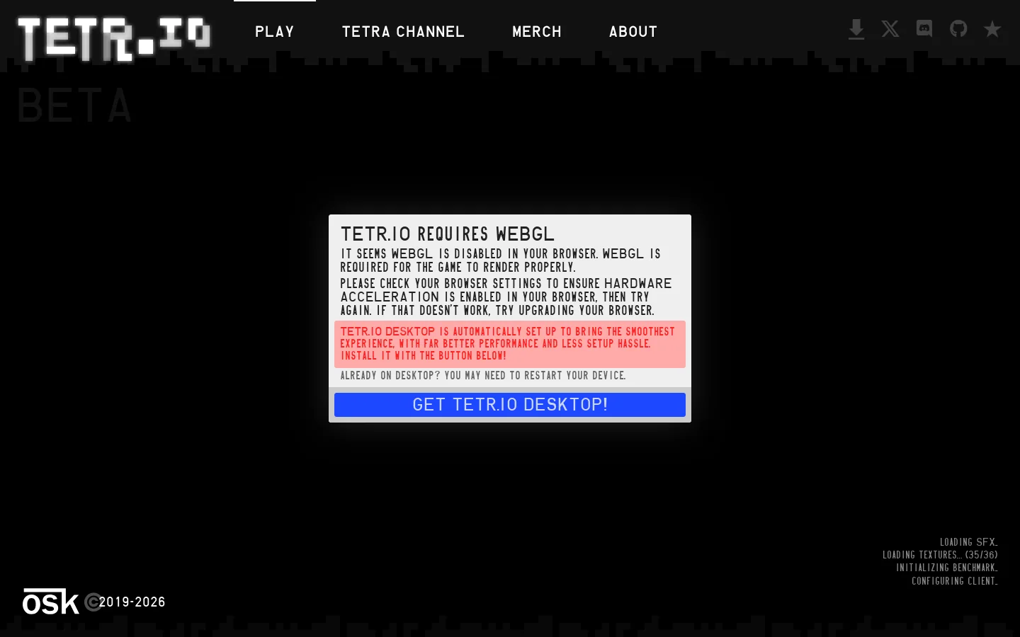 TETR.IO 首页截图