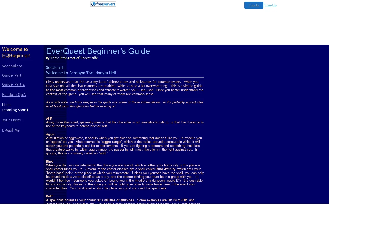 EQBeginner 首页截图