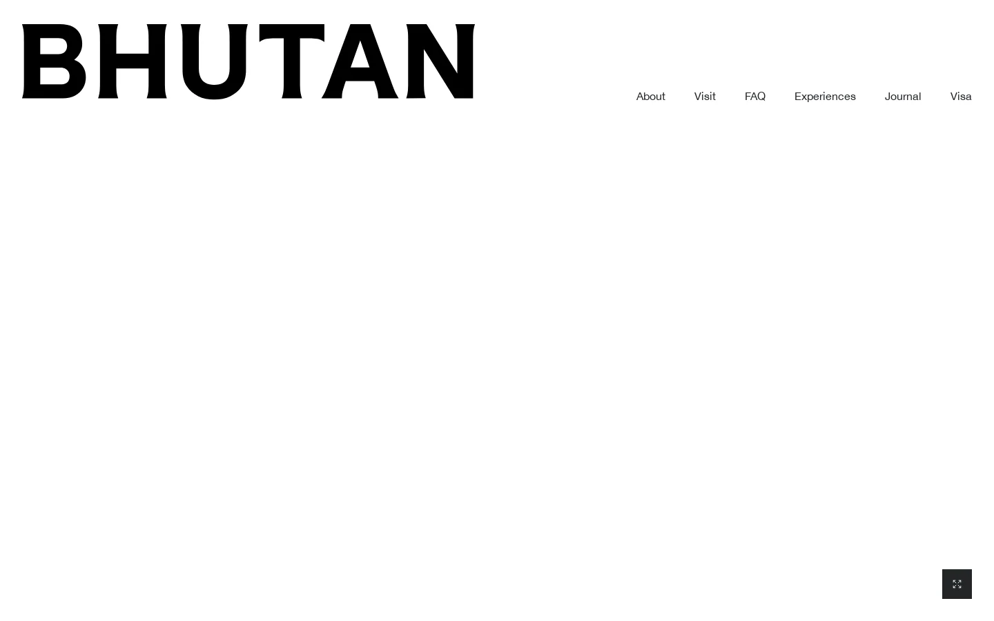 Welcome to Bhutan Travel | Kingdom of Bhutan 首页截图