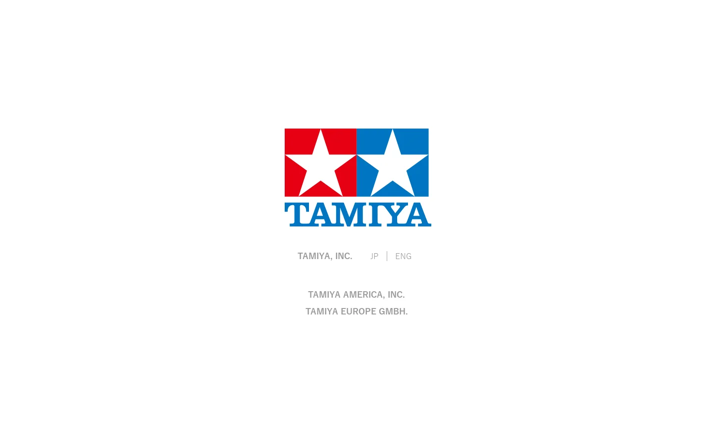 Welcome to TAMIYA, INC. | 首页截图