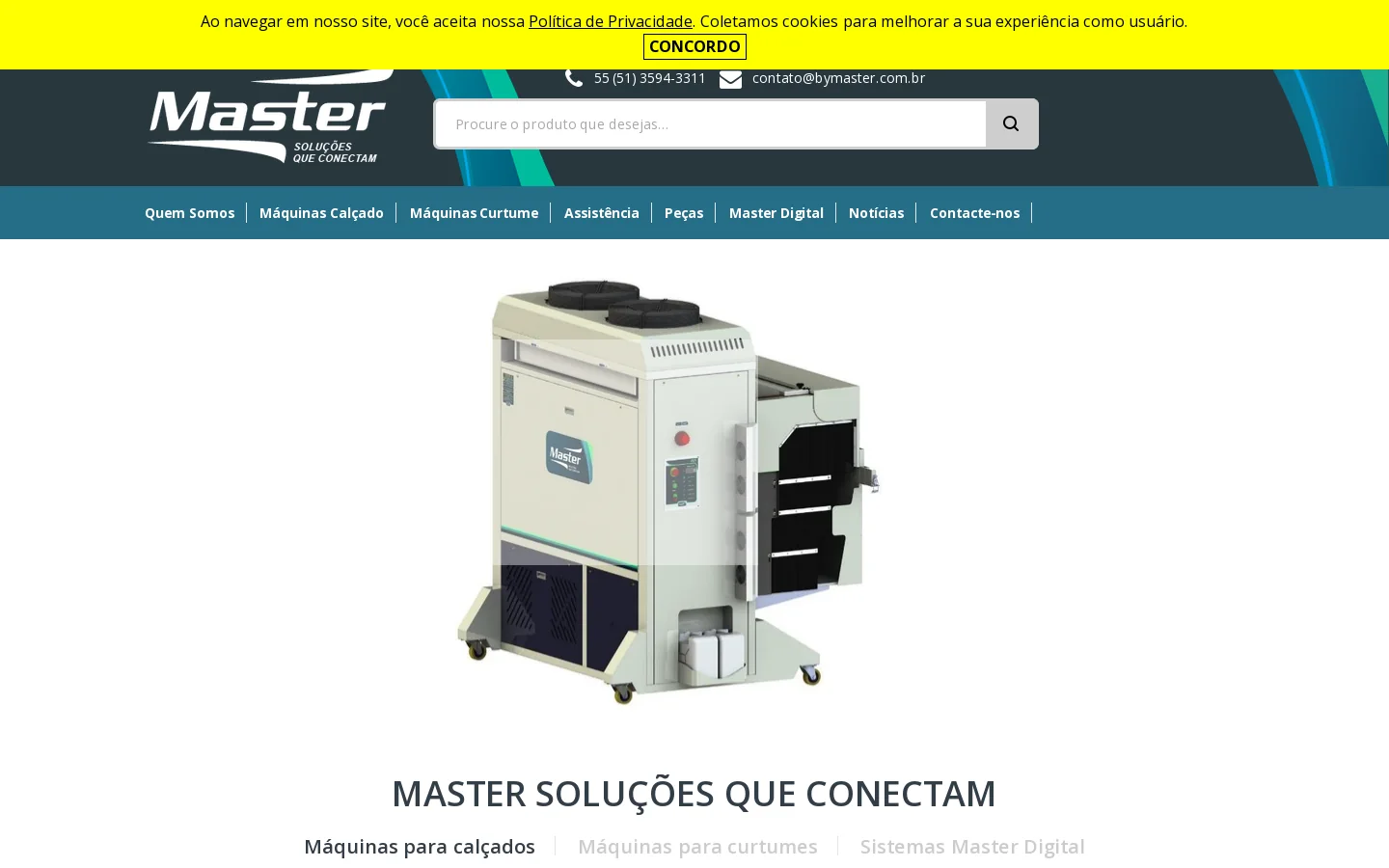 Master Soluções que Conectam 首页截图