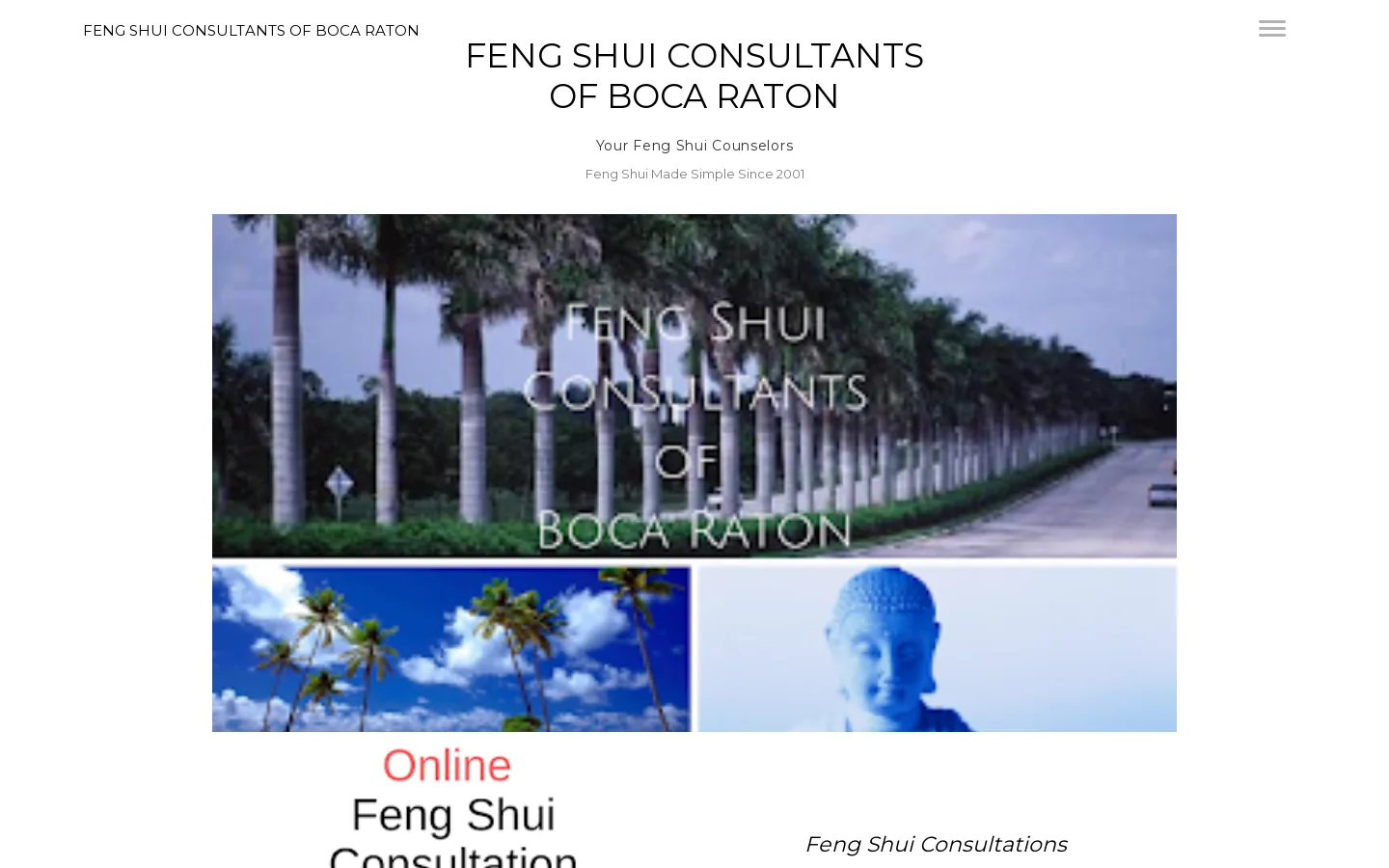 Feng Shui Consultants of Boca Raton Florida bocafengshui 首页截图