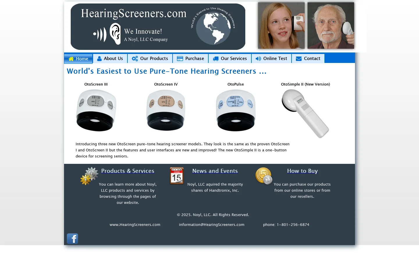 Hearing Screeners 首页截图