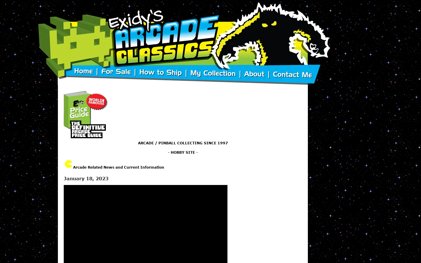 Arcade-Classics 首页截图