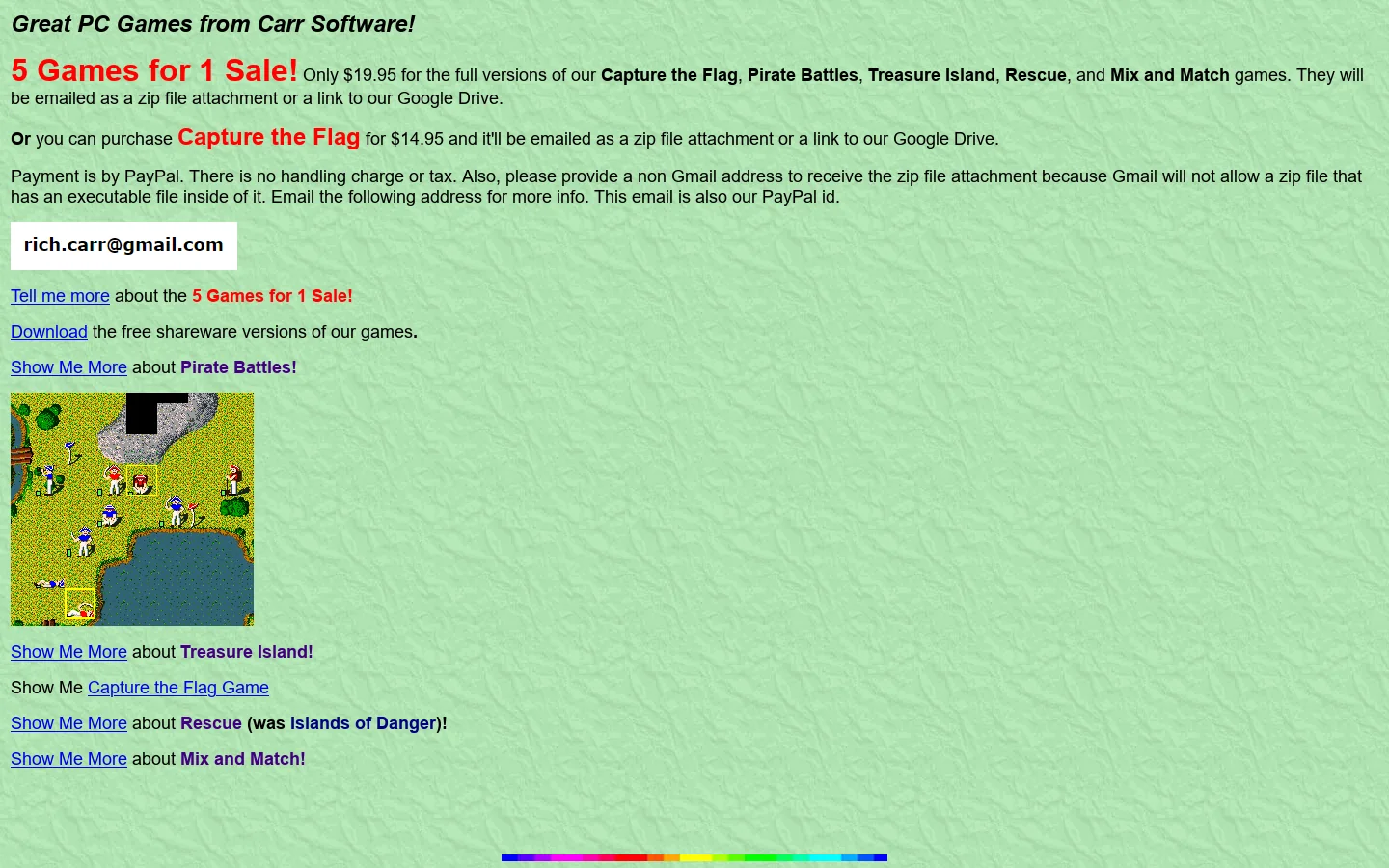 Carr Software 首页截图