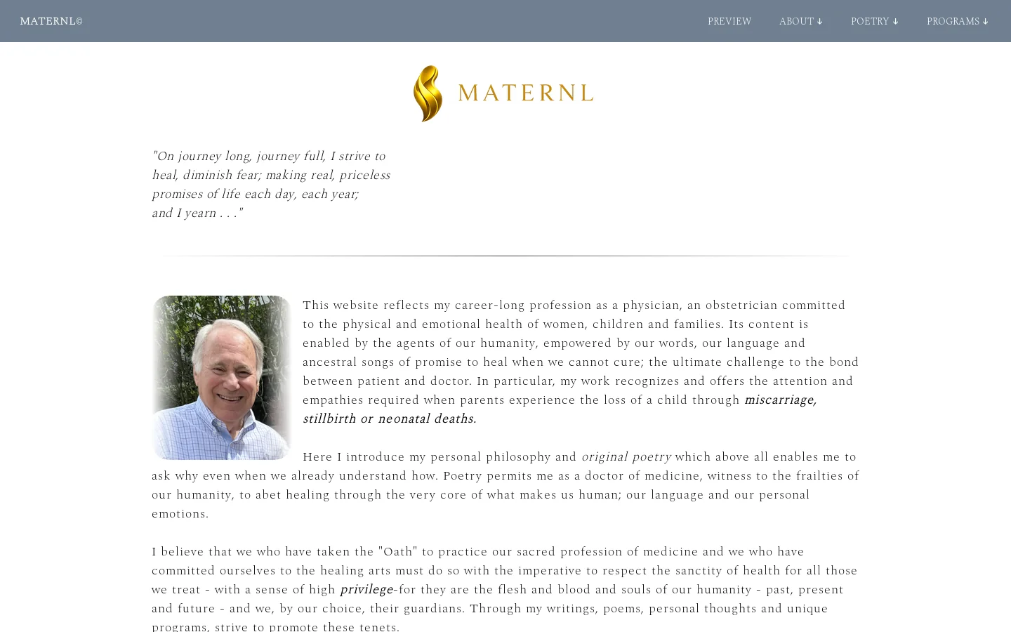 Maternl© 首页截图