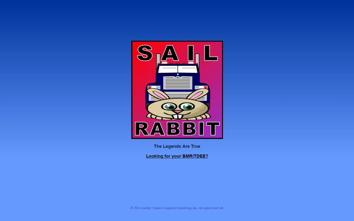 Sail Rabbit 首页截图