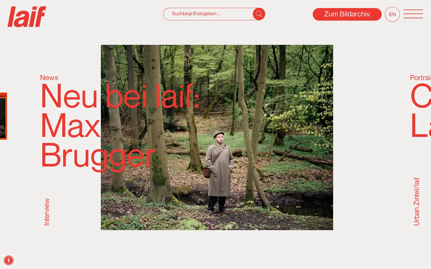 laif Agentur für Photos & Reportagen 首页截图