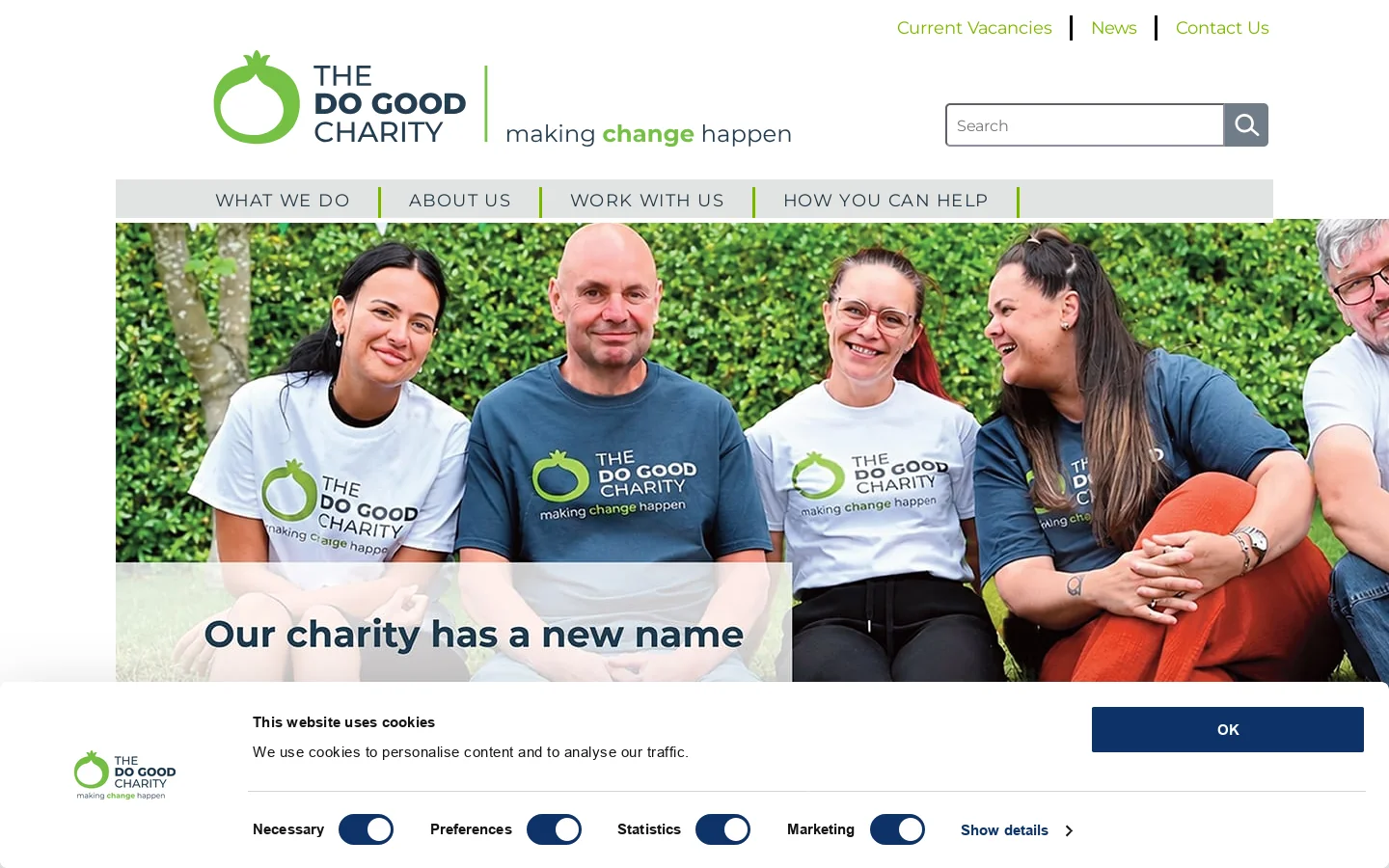 The Do Good Charity 首页截图