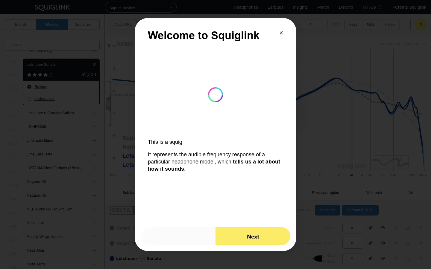 Squiglink 首页截图
