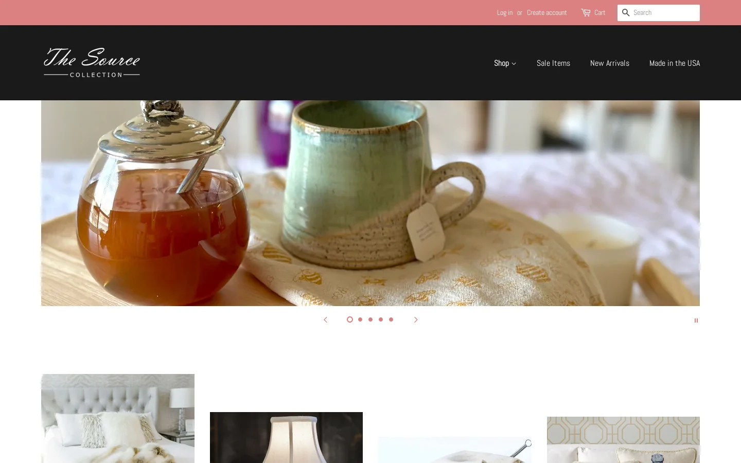 The Source Collection 首页截图