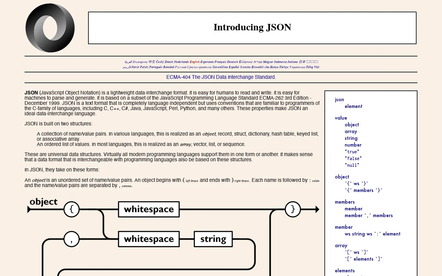 JSON 首页截图