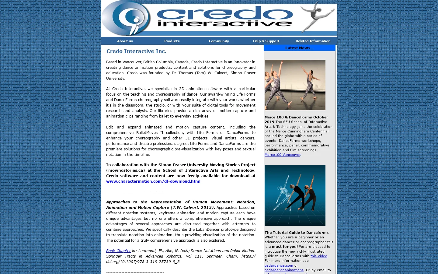 Credo Interactive Inc. 首页截图