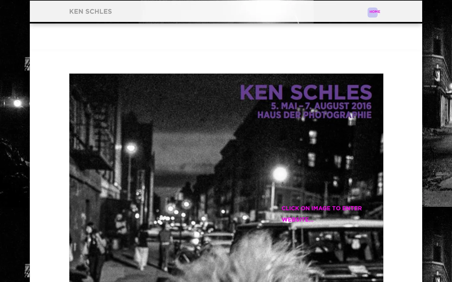the photographic work of Ken Schles 首页截图