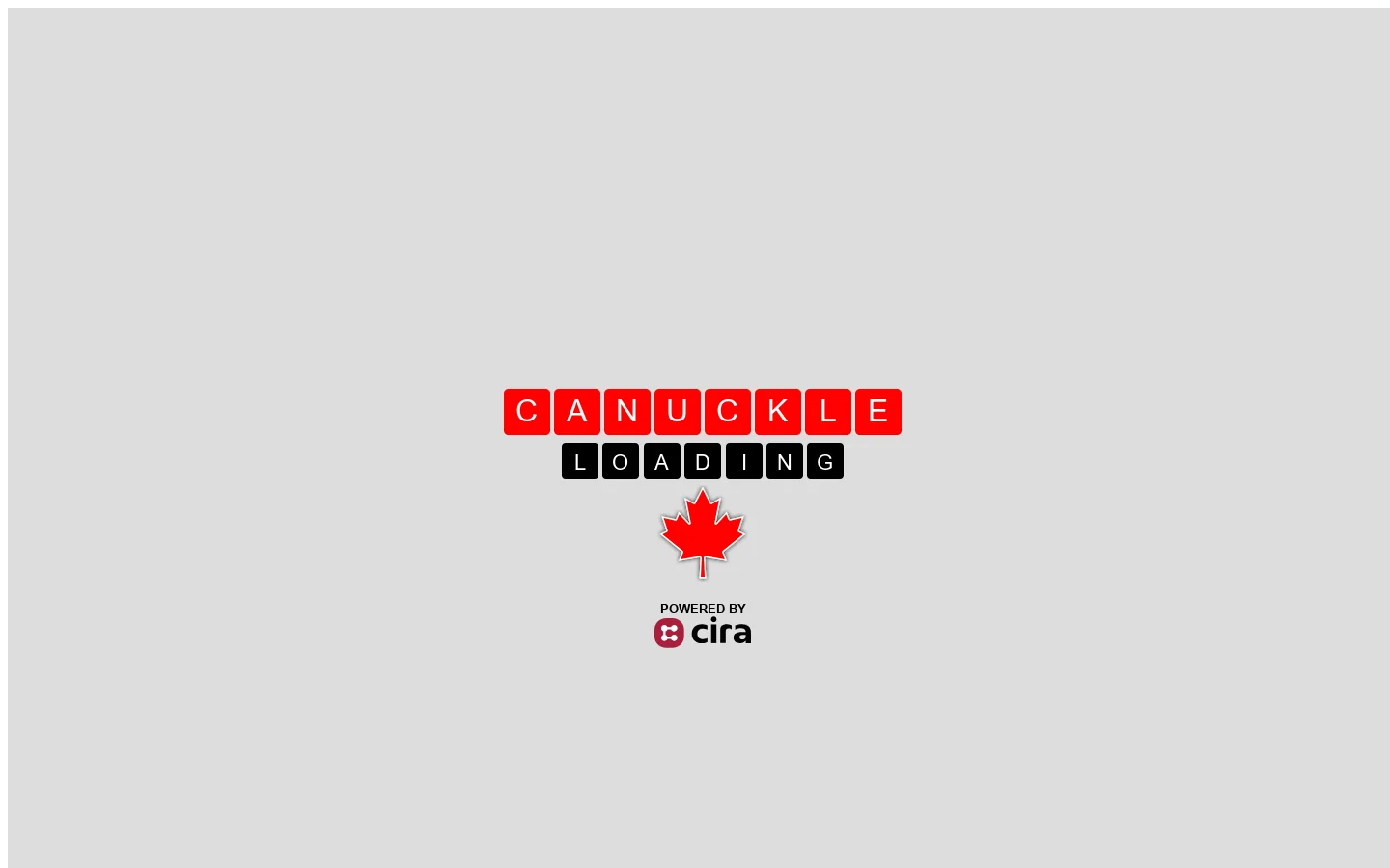 Canuckle - A daily Canadian word game 首页截图