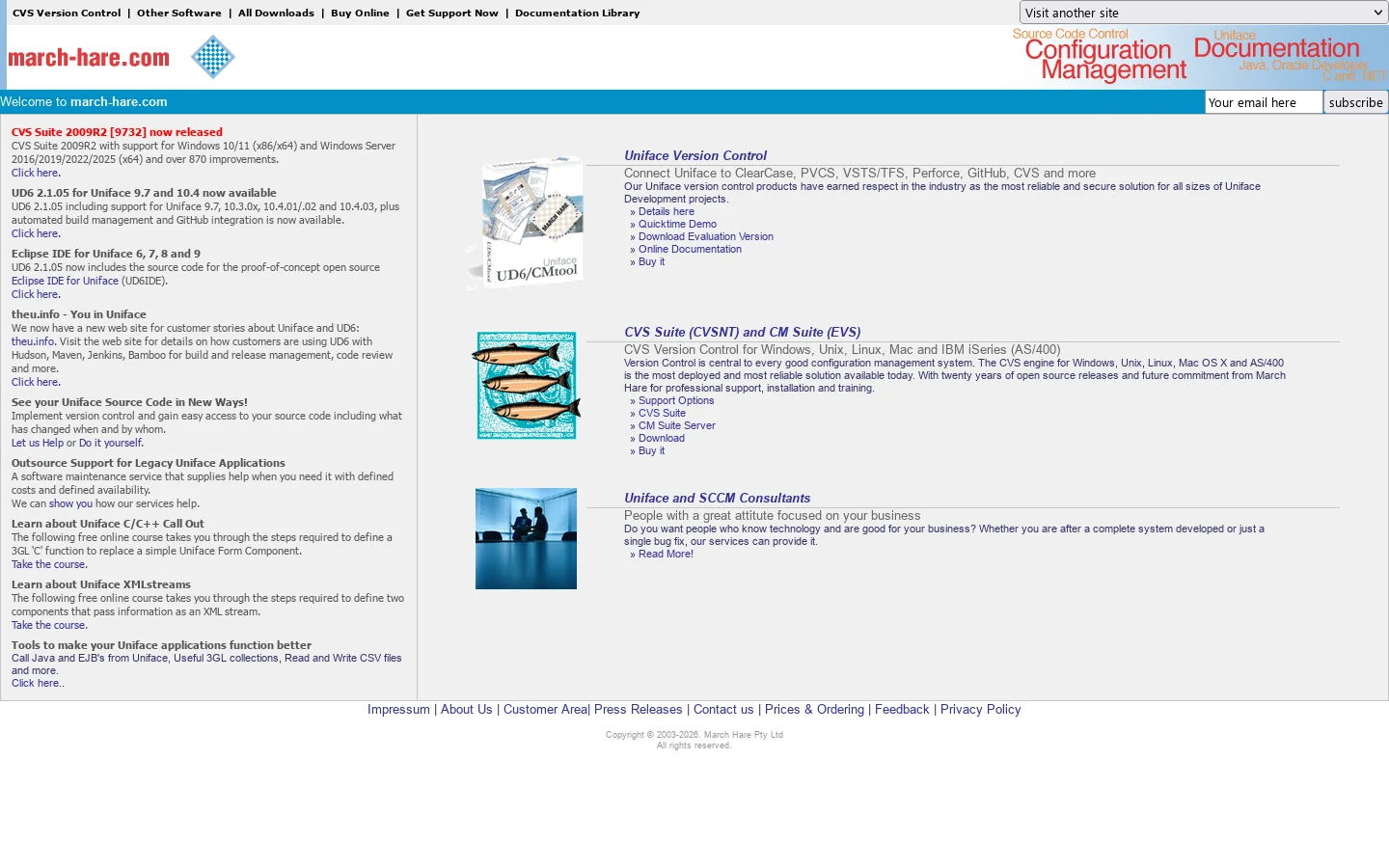 CVSNT/CVS 2.x Client/Server downloads for Windows, Linux and Mac OS X 首页截图