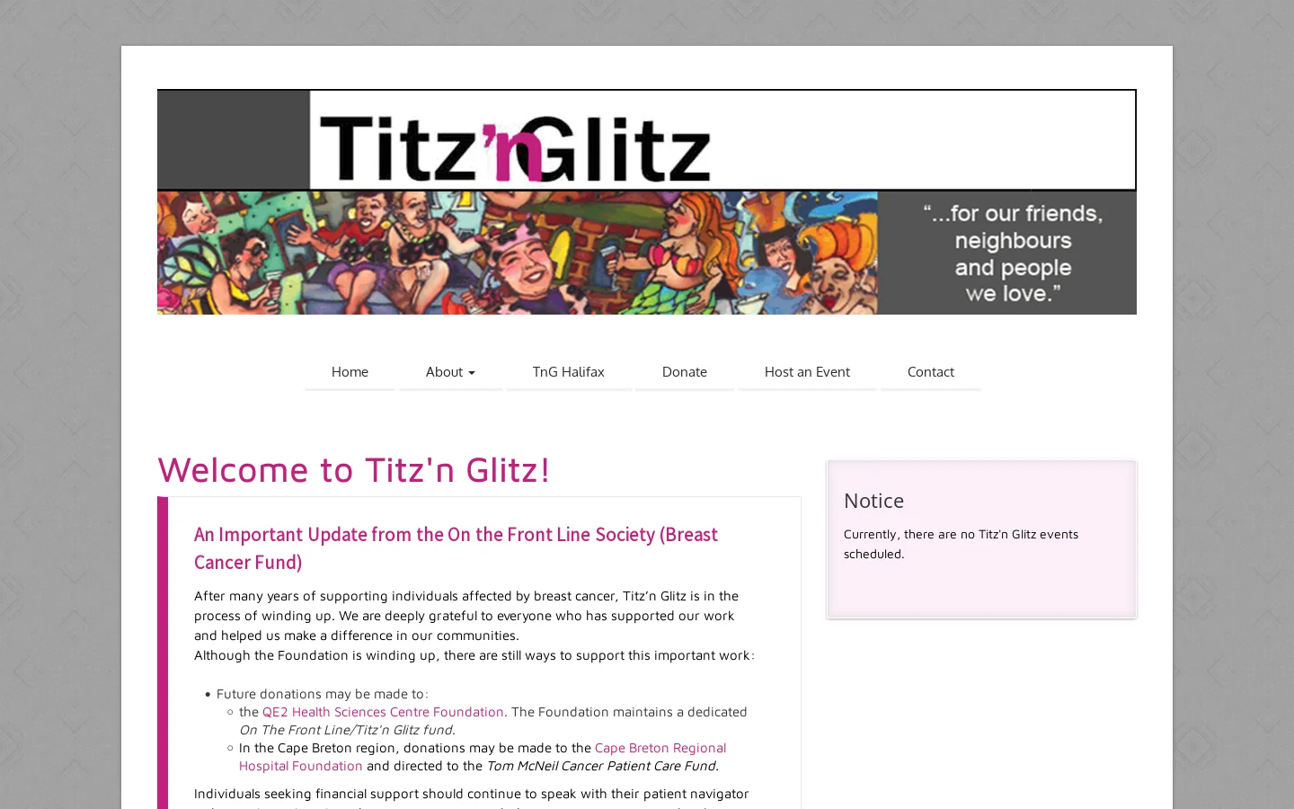 Titz'n Glitz 首页截图
