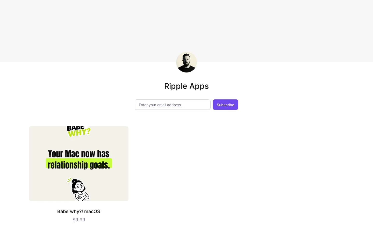 Ripple Apps 首页截图