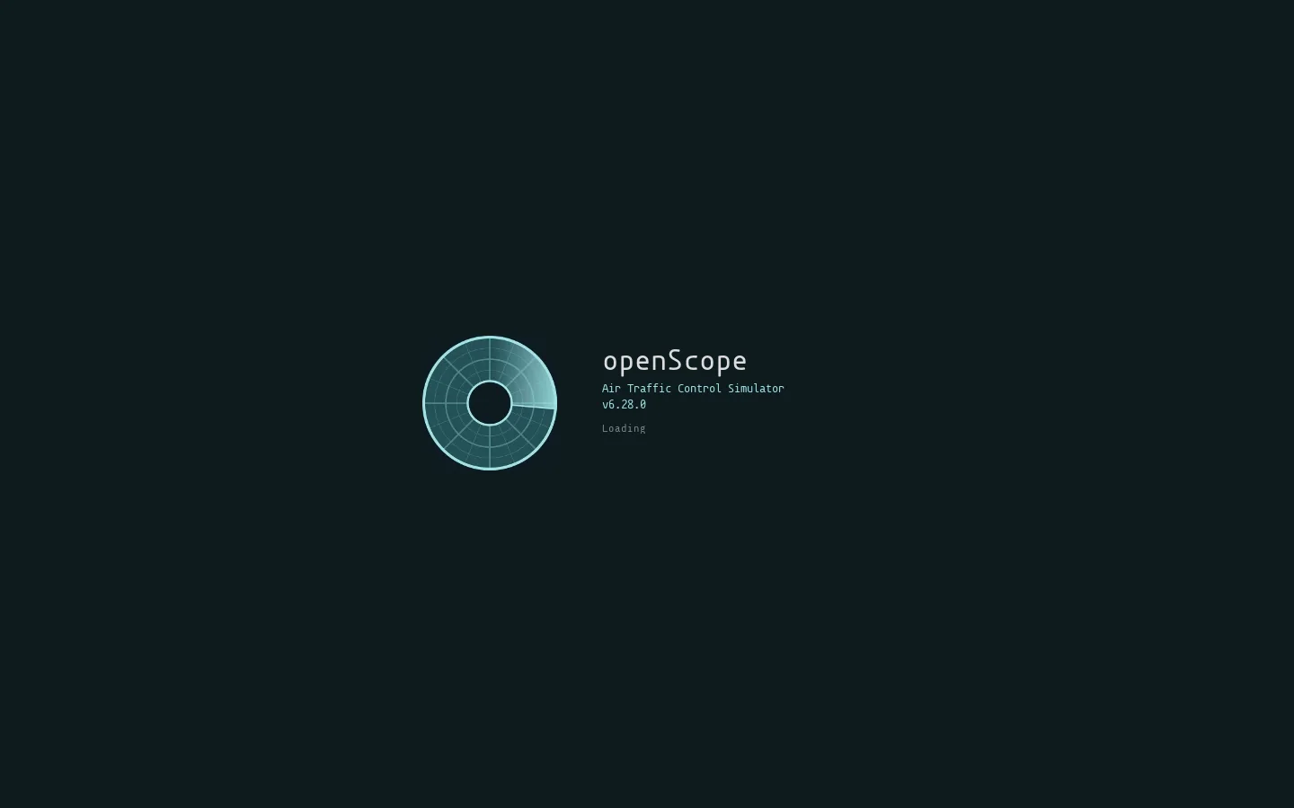 openScope Air Traffic Control Simulator 首页截图