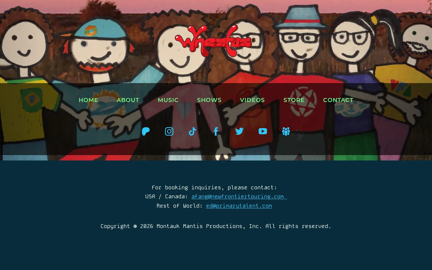 Wheatus 首页截图