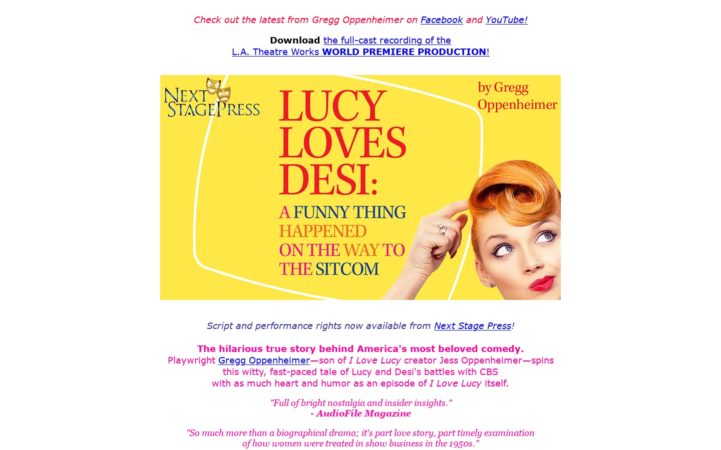 LUCY LOVES DESI 首页截图