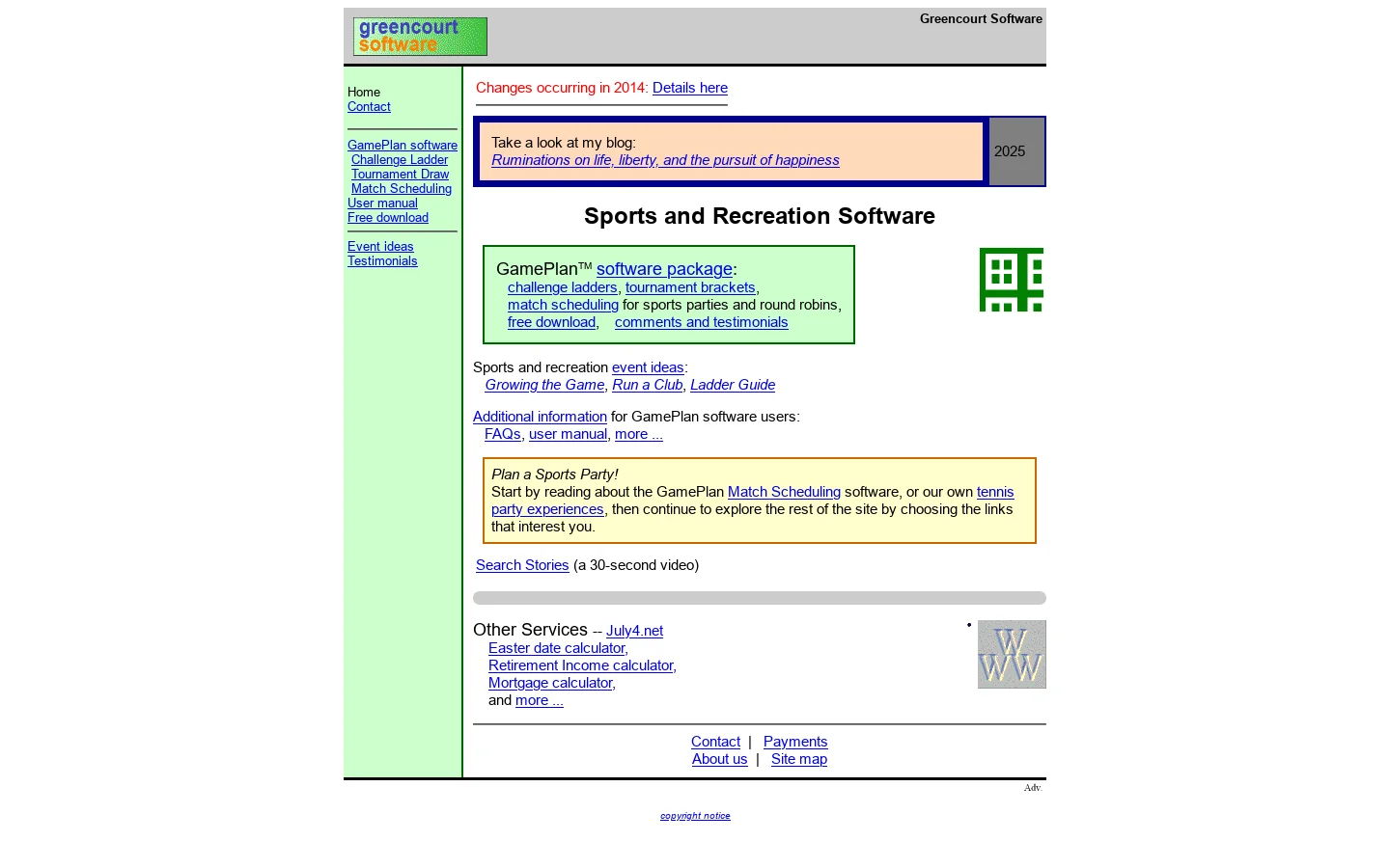 Greencourt Software 首页截图
