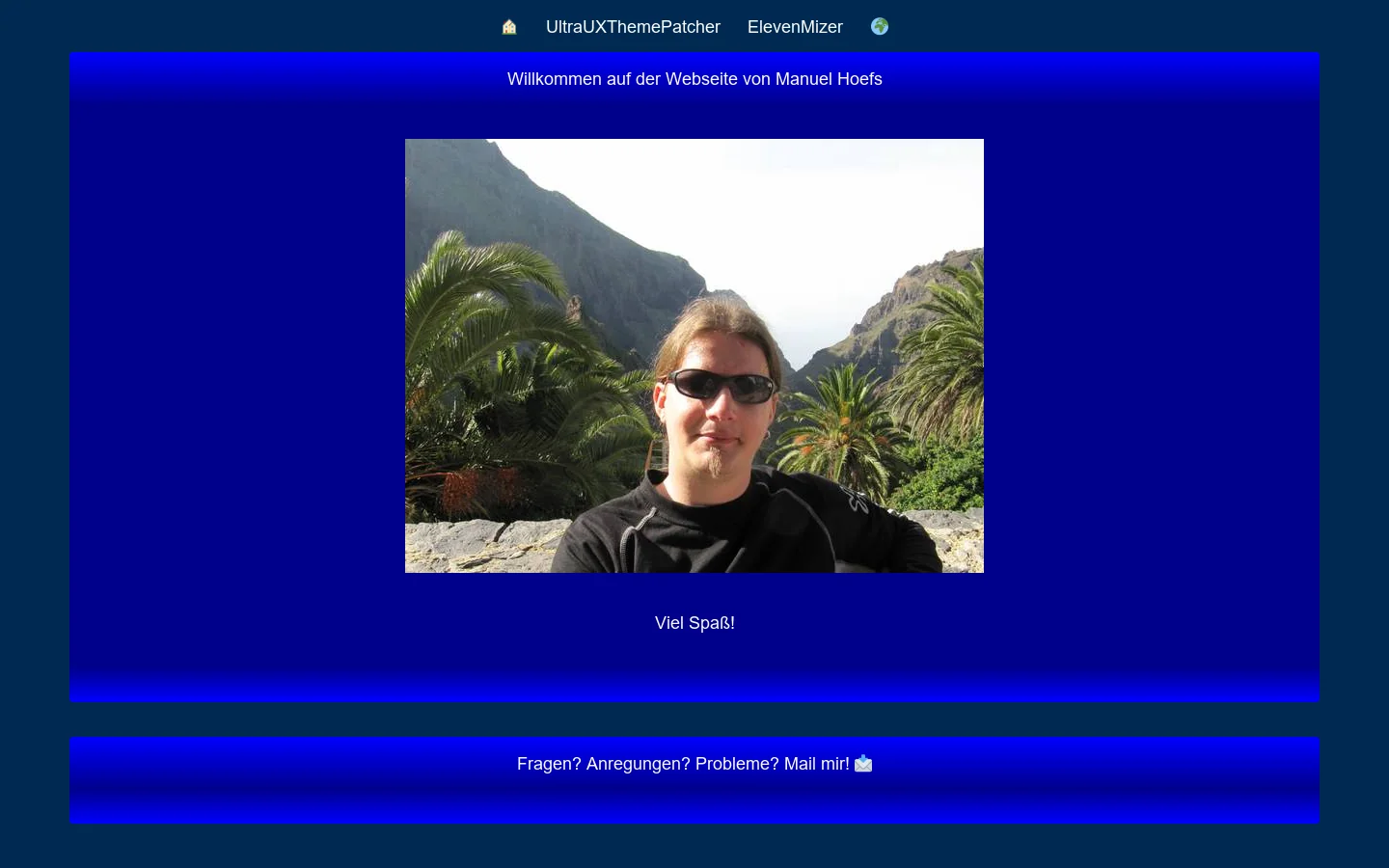 Homepage M. Hoefs - Start 首页截图
