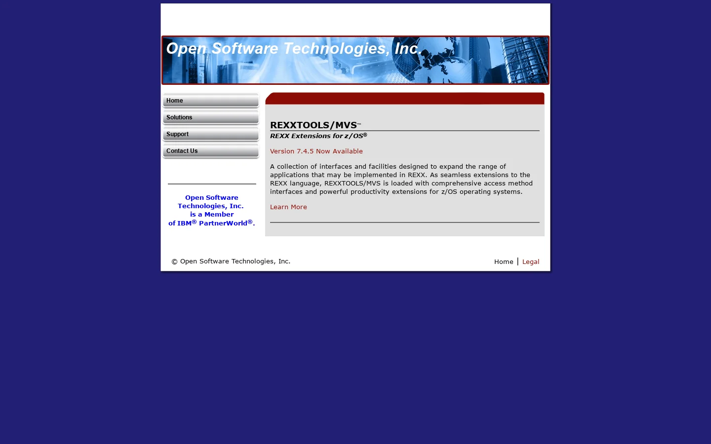 Open Software Technologies, Inc. Home 首页截图
