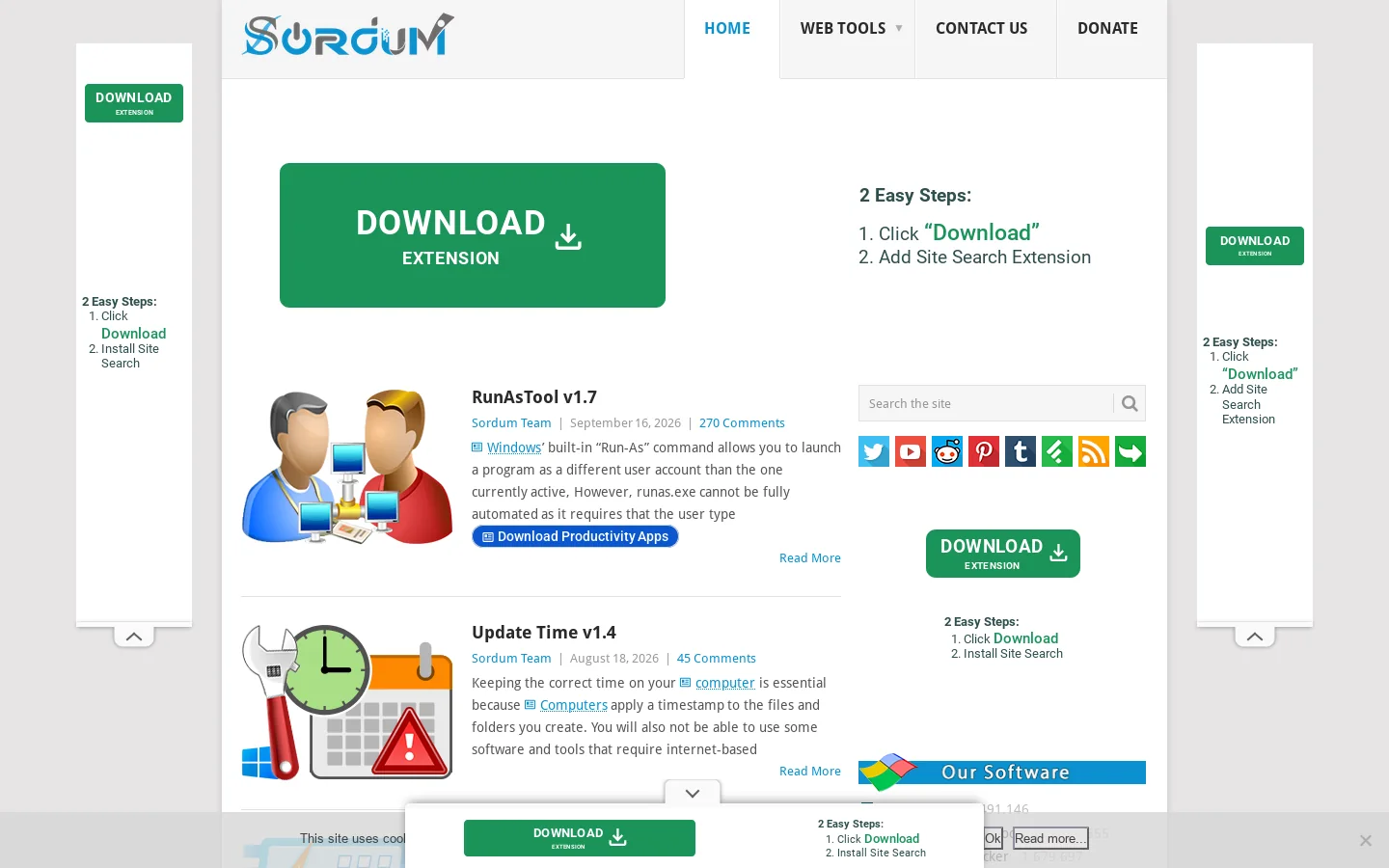 Simplify Your computer Usage 首页截图