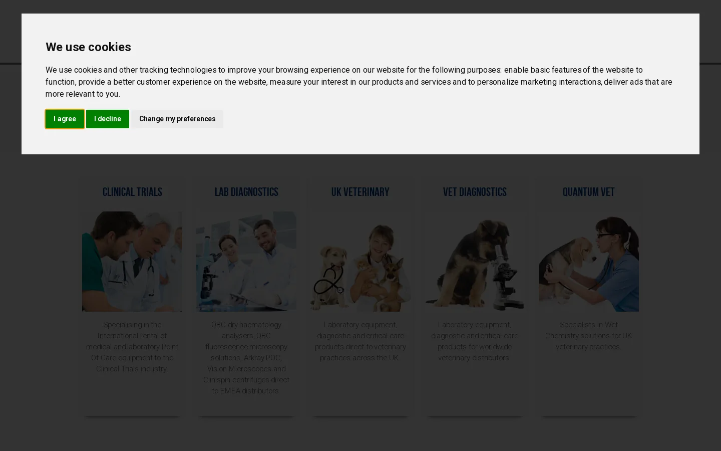 Woodley Equipment 首页截图