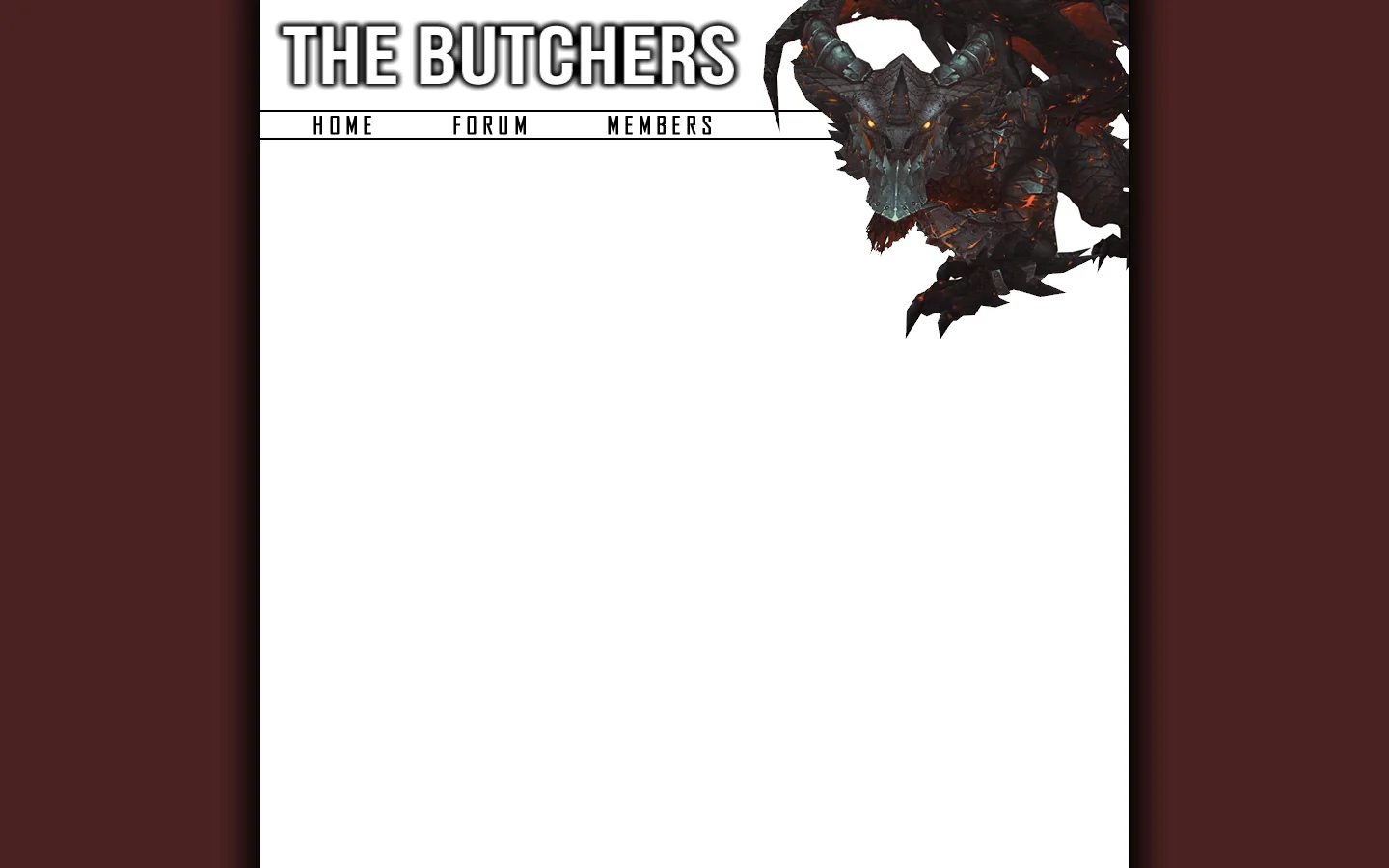 The Butchers - Aggramar (US) 首页截图