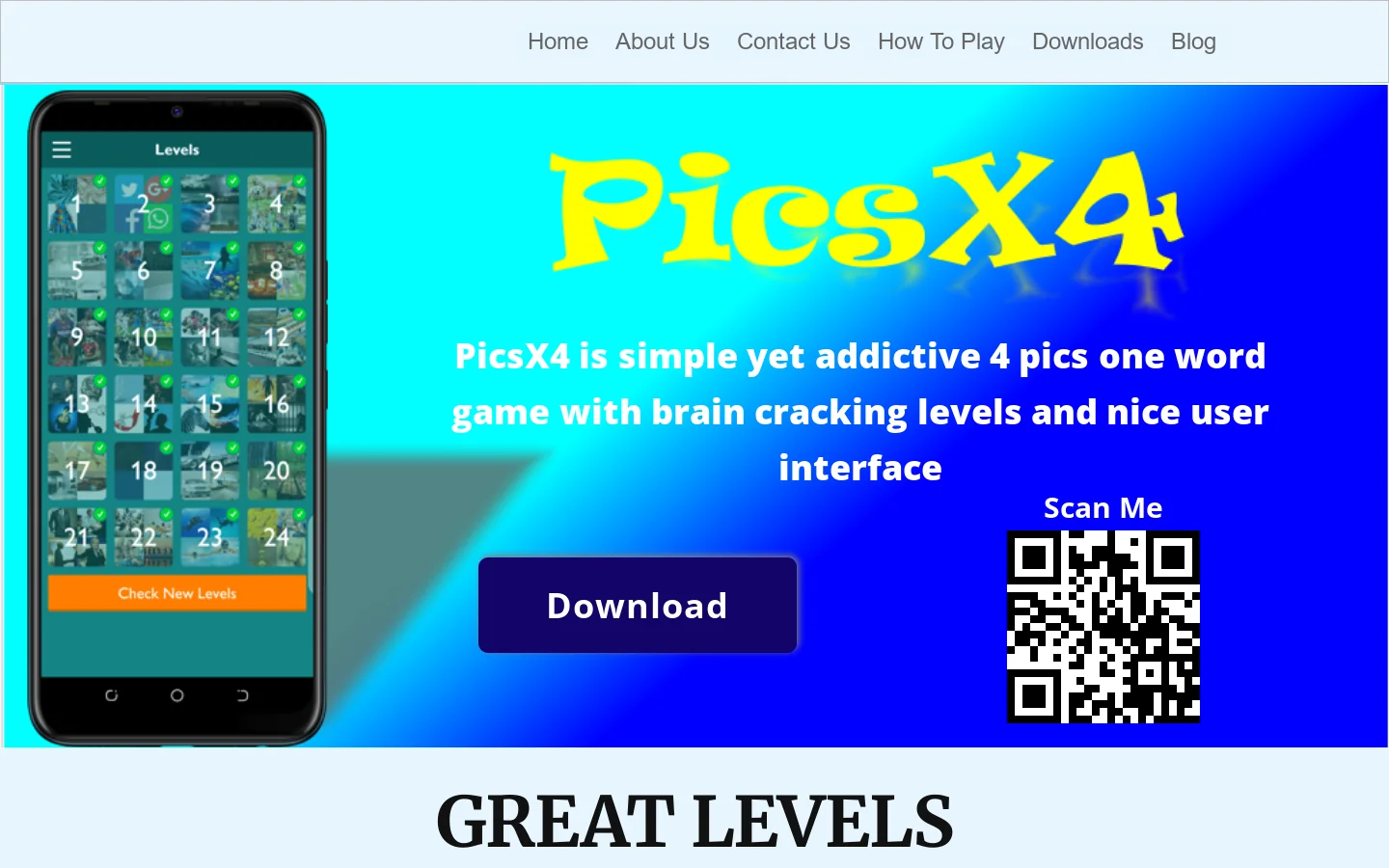 PicsX4 首页截图