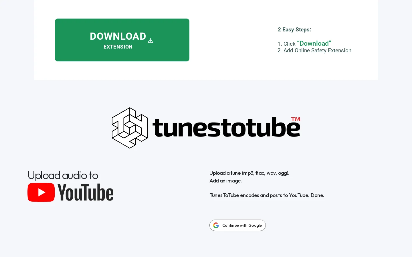 TunesToTube 首页截图