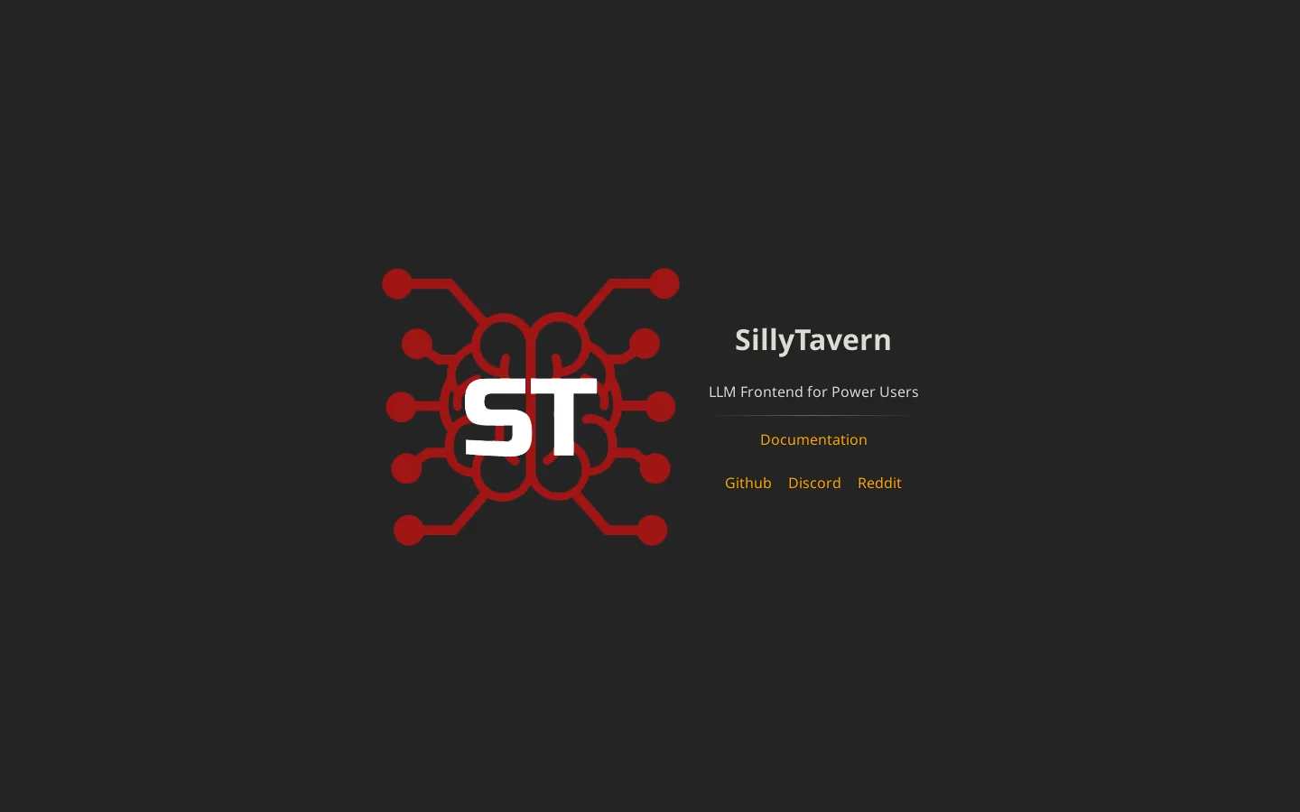 SillyTavern 首页截图