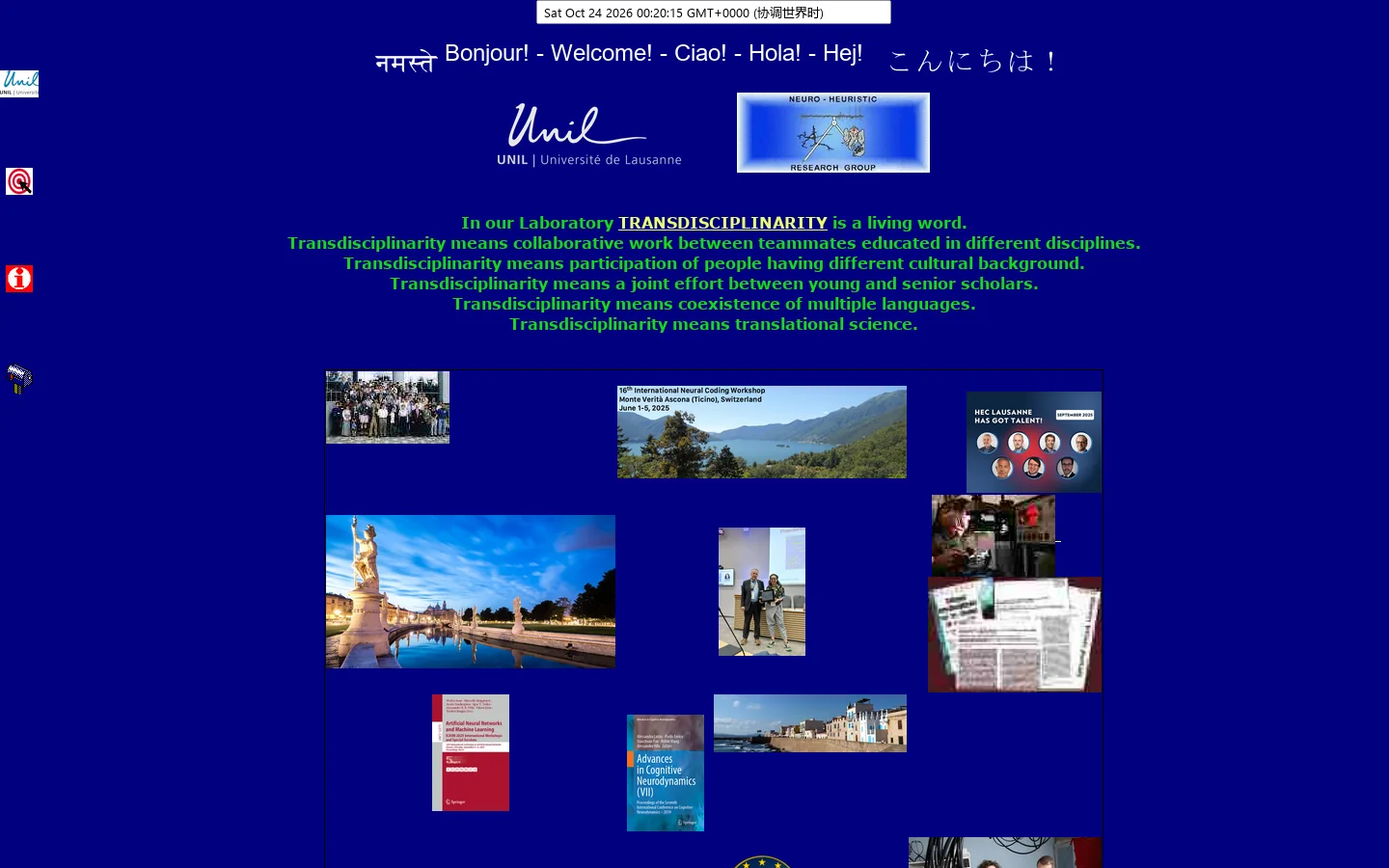 Neuro-heuristique -- Neuro-heuristic -- Transdisciplinarity 首页截图